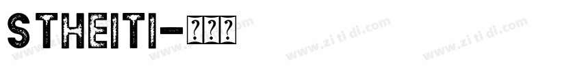 STHeiti字体转换