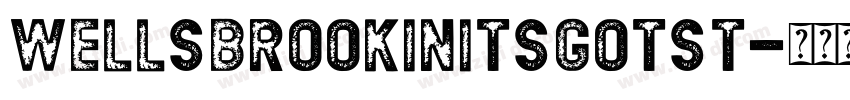 WellsbrookInitSGOTSt字体转换