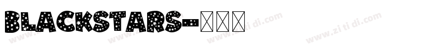 BlackStars字体转换