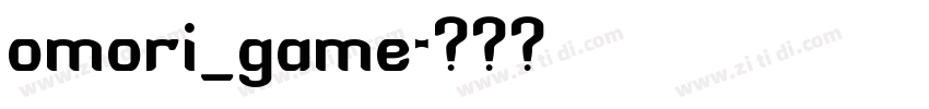 omori_game字体转换