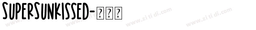 SuperSunkissed字体转换