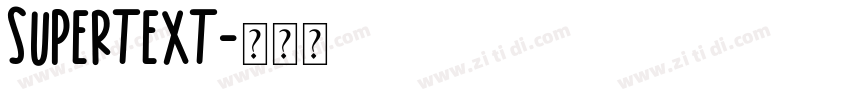 Supertext字体转换
