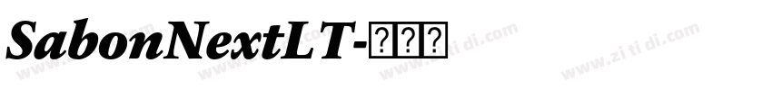 SabonNextLT字体转换