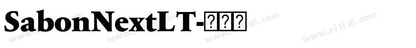 SabonNextLT字体转换