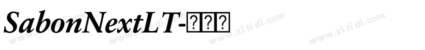 SabonNextLT字体转换
