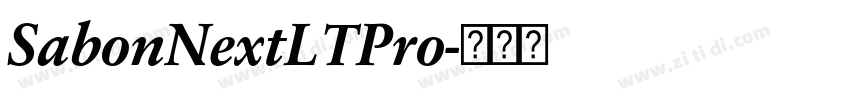 SabonNextLTPro字体转换 SabonNextLTPro字体转换