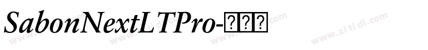 SabonNextLTPro字体转换 SabonNextLTPro字体转换