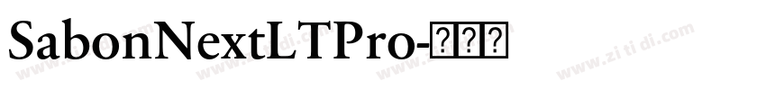 SabonNextLTPro字体转换 SabonNextLTPro字体转换