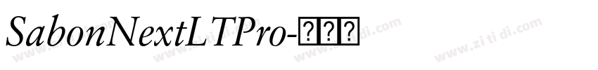 SabonNextLTPro字体转换 SabonNextLTPro字体转换
