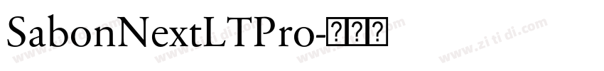SabonNextLTPro字体转换 SabonNextLTPro字体转换