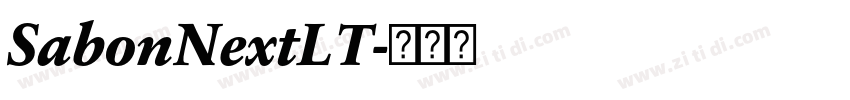 SabonNextLT字体转换