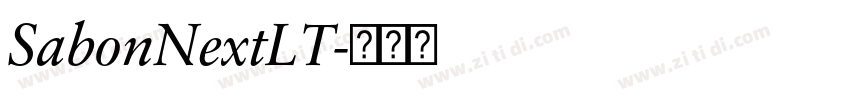 SabonNextLT字体转换