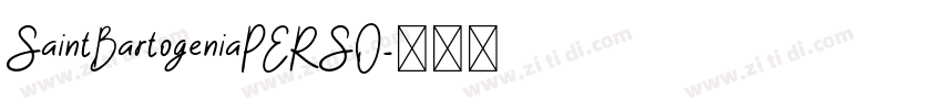SaintBartogeniaPERSO字体转换