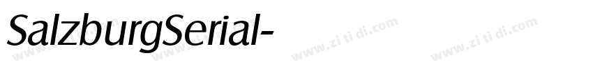 SalzburgSerial字体转换 SalzburgSerial字体转换
