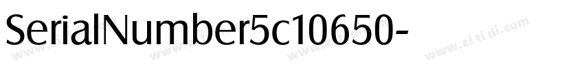 SerialNumber5c10650字体转换 SerialNumber5c10650字体转换