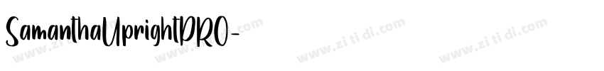 SamanthaUprightPRO字体转换