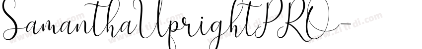 SamanthaUprightPRO字体转换
