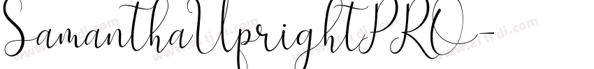 SamanthaUprightPRO字体转换