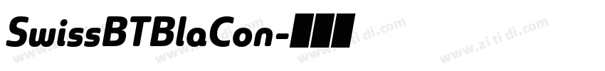 SwissBTBlaCon字体转换 SwissBTBlaCon字体转换