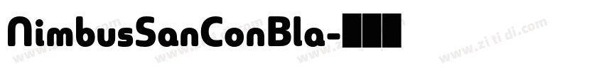 NimbusSanConBla字体转换 NimbusSanConBla字体转换