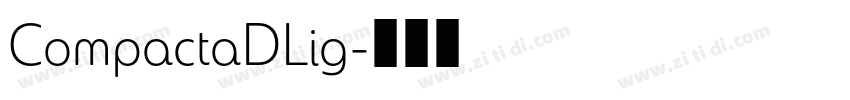 CompactaDLig字体转换