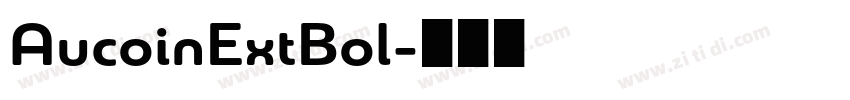 AucoinExtBol字体转换