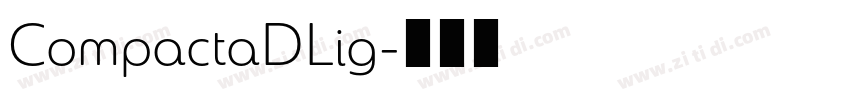 CompactaDLig字体转换