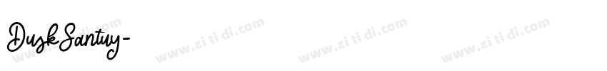 DuskSantuy字体转换