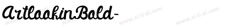 ArtlookinBold字体转换