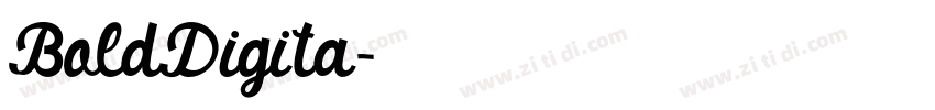 BoldDigita字体转换 BoldDigita字体转换