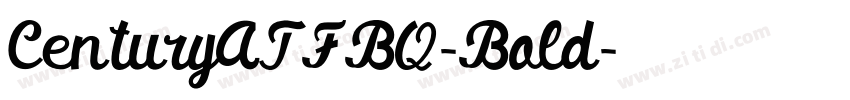 CenturyATFBQ-Bold字体转换