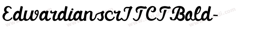 EdwardianscrITCTBold字体转换