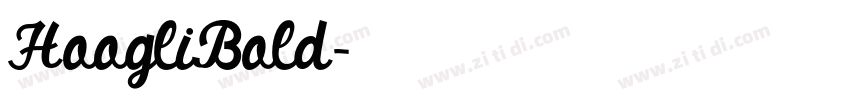HoogliBold字体转换 HoogliBold字体转换