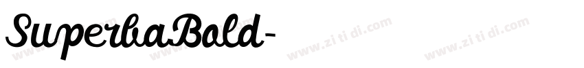 SuperbaBold字体转换