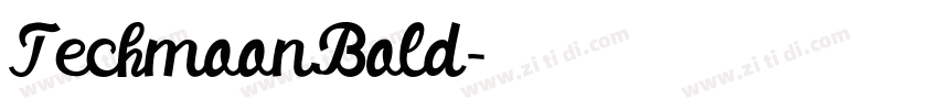 TechmoonBold字体转换