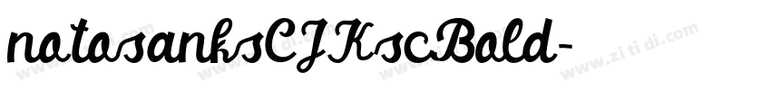 notosanksCJKscBold字体转换 notosanksCJKscBold字体转换