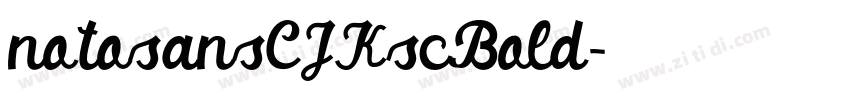 notosansCJKscBold字体转换 notosansCJKscBold字体转换