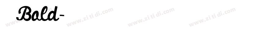 寰杞榛Bold字体转换