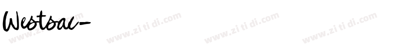 Westsac字体转换