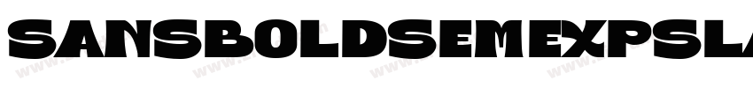 SansBoldSemExpSlante字体转换 SansBoldSemExpSlante字体转换