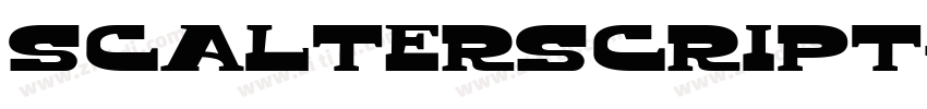 ScalterScript字体转换 ScalterScript字体转换