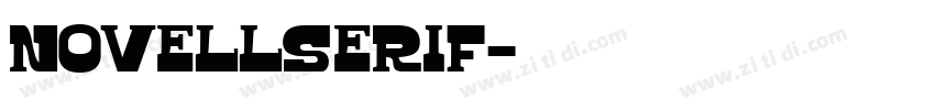 NovellSerif字体转换