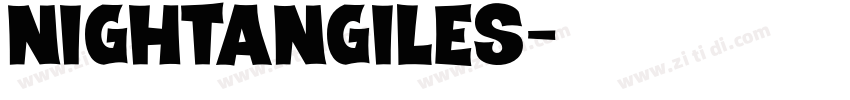 NightAngiles字体转换