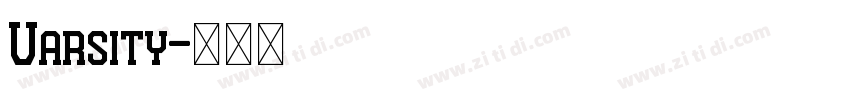 Varsity字体转换