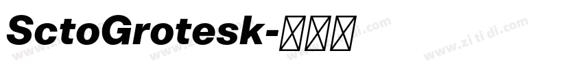 SctoGrotesk字体转换 SctoGrotesk字体转换