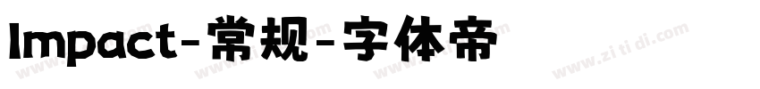 Impact-常规字体转换