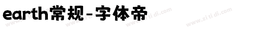 earth常规字体转换