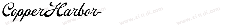 CopperHarbor字体转换
