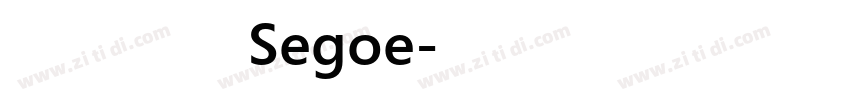 兰亭纤黑Segoe字体转换