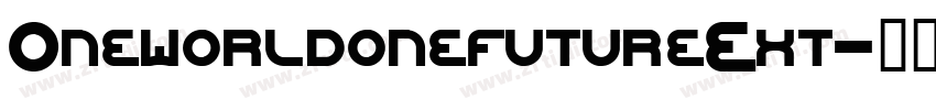 OneworldonefutureExt字体转换